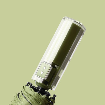 Conveniente panel de ponche abierto automático protección UV a prueba de viento sombrilla inteligente para niños