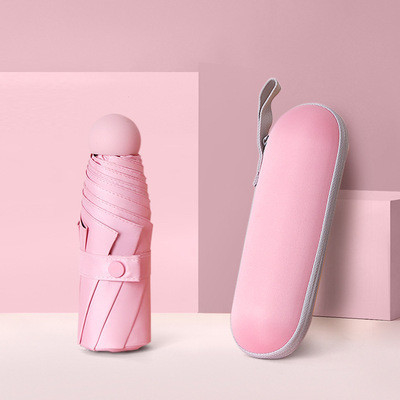 Choice del viajero Mini cinco capsulas plegadas con protección UV e impresión de logotipo