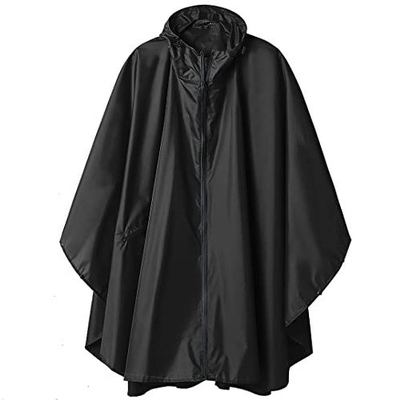 Abrigos de lluvia de poliéster impermeables para aventuras al aire libre ligeros y convenientes