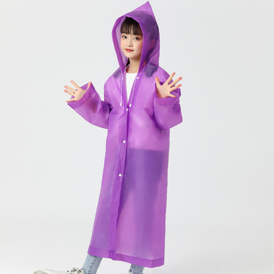 Abrigos de lluvia para niños de poncho no desechables con impresión personalizada