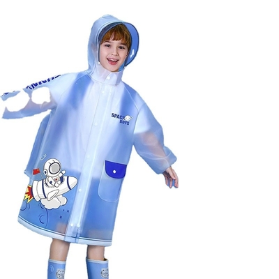 Pañuelo de lluvia EVA no desechable para bebés y estudiantes Poncho infantil para estudiantes escolares
