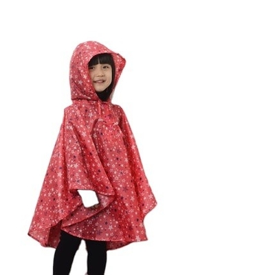 Estudiantes de primaria abrigo de lluvia ligero y lindo estrella de bebé Cape Poncho Manufactura