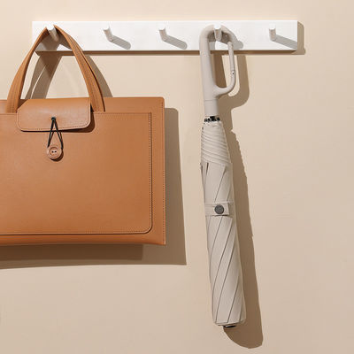 Paraguas de protección solar abierto automático 190T de tela Pongee de gran tamaño de anillo reforzado