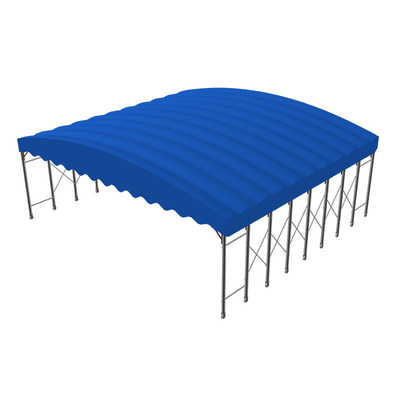 Tienda de techo plegable al aire libre con toldo retráctil automático y gran espacio de almacenamiento