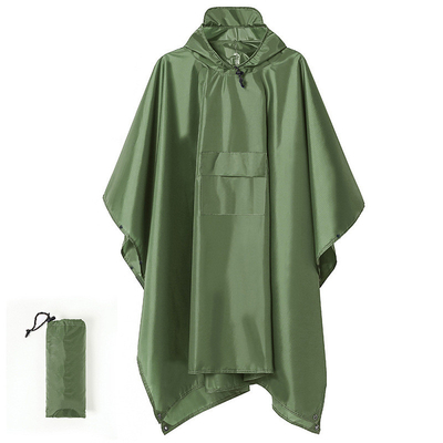 Abrigos de lluvia para adultos para actividades interiores y al aire libre estilo poncho para una sola persona