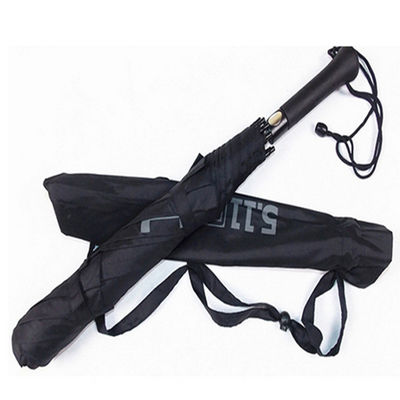 120 cm de diámetro abierto de doble refuerzo automático de lluvia Golf Paraguas para promoción