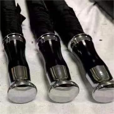 120 cm Todo en uno con apertura manual y sombrilla a prueba de viento con diseño distintivo de 8K de 24 pulgadas