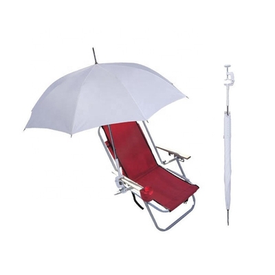 Clampada de sombrilla para silla de playa de bicicleta de 23 pulgadas para tejido Pongee para bebés