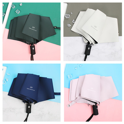 Paraguas plegables UV coloridos para uso diario y personalización automática de los proveedores