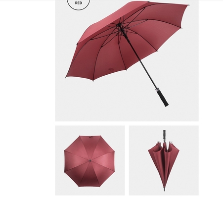 Tiendas de departamentos Comprador comercial Impresión personalizada LOGO Semi-automático Paraguas de golf