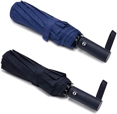 10 costillas Auto abierto cerrado plegable sombrilla de viaje plegable para protección contra la lluvia