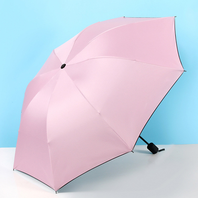 X302 UV Vinyl Plegable Paraguas para el exterior para días soleados y lluviosos