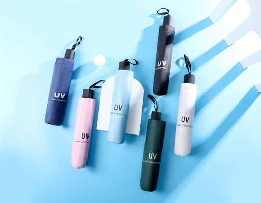 X302 UV Vinyl Plegable Paraguas para el exterior para días soleados y lluviosos