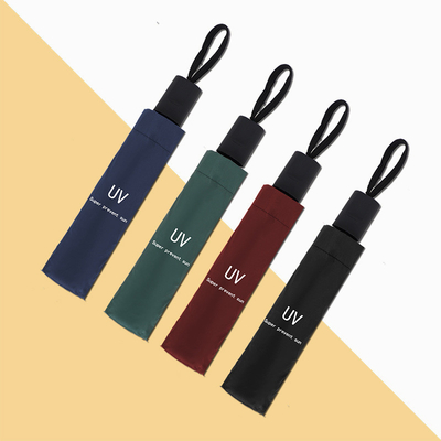 X302 UV Vinyl Plegable Paraguas para el exterior para días soleados y lluviosos
