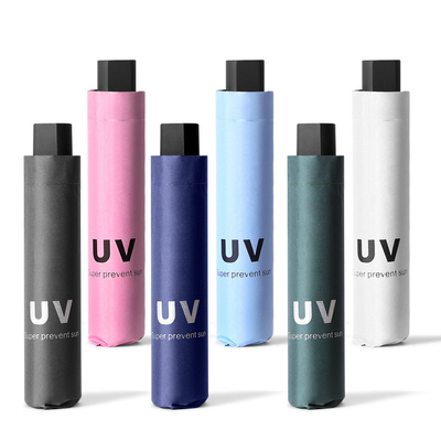 X302 UV Vinyl Plegable Paraguas para el exterior para días soleados y lluviosos