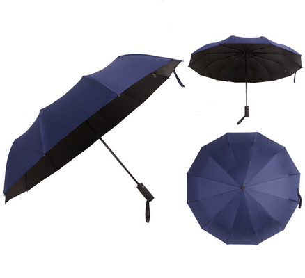 12K BSCI Promociones Moda sombrilla plegable con logotipo personalizado tamaño y color