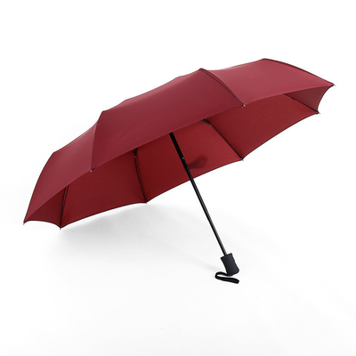 Plegable X305 Paraguas UV totalmente automático Negro Protección solar de vinilo de lluvia doble-paraguas