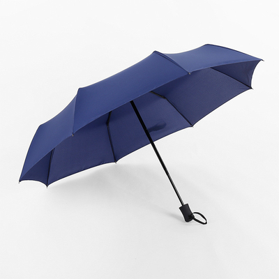 Plegable X305 Paraguas UV totalmente automático Negro Protección solar de vinilo de lluvia doble-paraguas