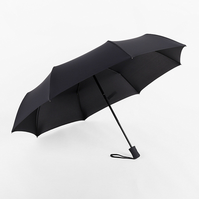 Plegable X305 Paraguas UV totalmente automático Negro Protección solar de vinilo de lluvia doble-paraguas