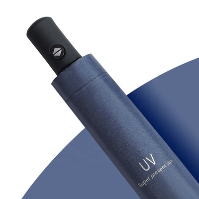 Logotipo personalizado 8K 21 pulgadas sombrillas plegables totalmente automáticas para promoción de verano