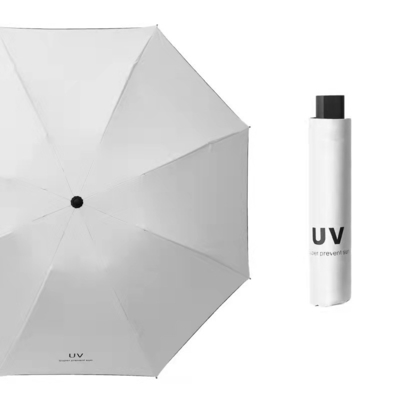 Protección solar de 21 pulgadas de mano abierta para exteriores Colorido paraguas UV para y estilo minimalismo