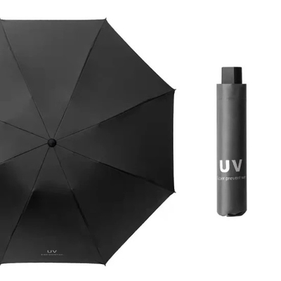 Protección solar de 21 pulgadas de mano abierta para exteriores Colorido paraguas UV para y estilo minimalismo
