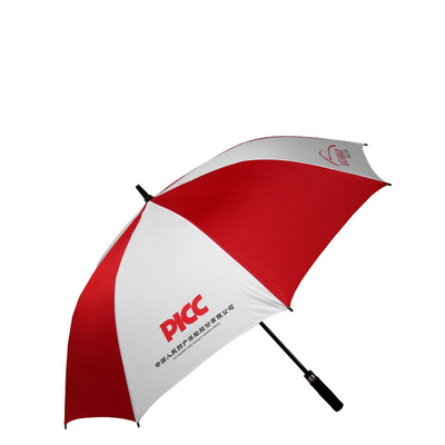 Paraguas de publicidad hechos recto paraguas de golf plegable paraguas de tres plegados fabricantes de conjunto de logotipo