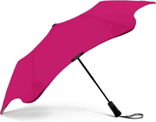 190T Pongee Paraguas de viaje de 38 pulgadas impermeable A prueba de viento con sistema de tensión radial