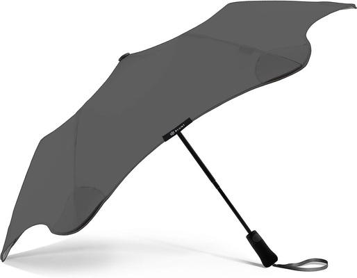 190T Pongee Paraguas de viaje de 38 pulgadas impermeable A prueba de viento con sistema de tensión radial