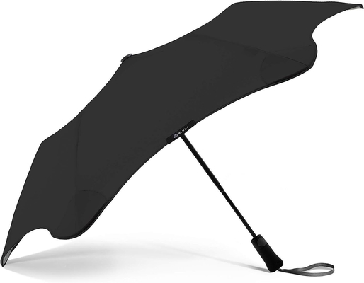 190T Pongee Paraguas de viaje de 38 pulgadas impermeable A prueba de viento con sistema de tensión radial