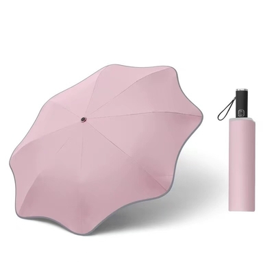 Regalos de negocios Paraguas con tiras reflectantes con diseño especial y material reflectante