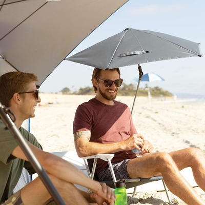 Sombrero de silla ajustable de protección y versátil con clip de protección UV universal