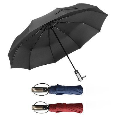 Control de recubrimiento de caucho, portátil, de viaje automático, compacto, con sombrilla plegable para lluvia para adultos.