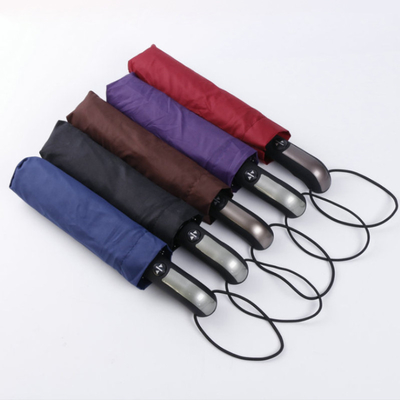 Control de recubrimiento de caucho, portátil, de viaje automático, compacto, con sombrilla plegable para lluvia para adultos.