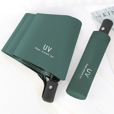 Costillas de acero personalizado personalizado sombrilla plegable con logotipo de impresión diámetro abierto 95cm