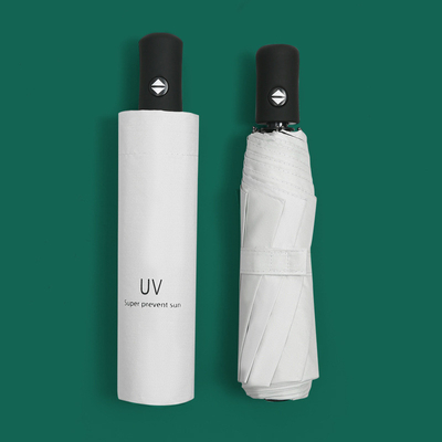 Costillas de acero personalizado personalizado sombrilla plegable con logotipo de impresión diámetro abierto 95cm