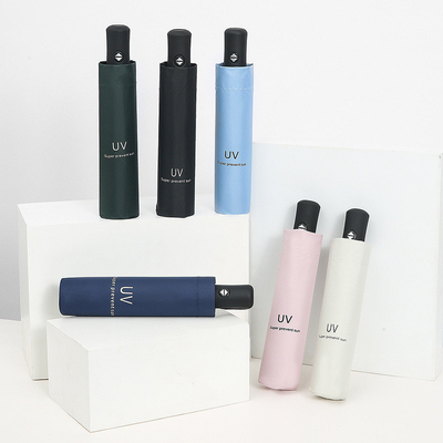 Costillas de acero personalizado personalizado sombrilla plegable con logotipo de impresión diámetro abierto 95cm
