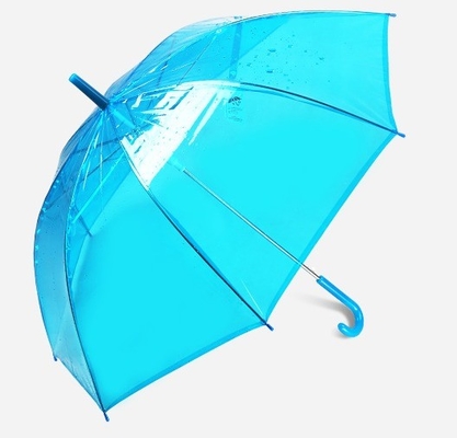 23 pulgadas 8K París Paraguas transparente para lluvia transparente plástico J mango