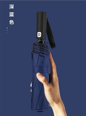 Personalización ágil de la cadena de suministro 12k sombrilla plegable con mango automático y protección UV