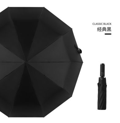 Protector solar portátil resistente al viento Protección UV 3 Paraguas plegables con apertura automática