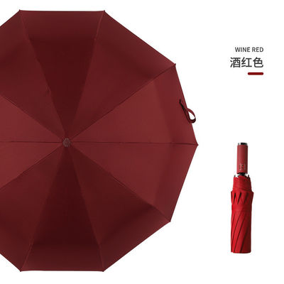 Protector solar portátil resistente al viento Protección UV 3 Paraguas plegables con apertura automática