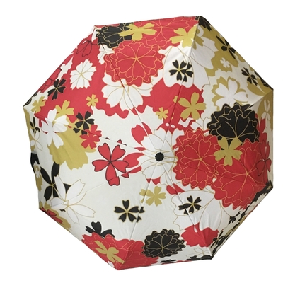 Envío rápido Paraguas personalizados con diseño de flores DIY y logotipo de impresión exclusivo