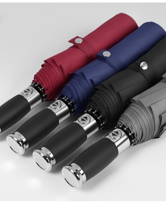 Diseño clásico Paraguas Paraguas Automático Abierto Rápido con Eje de Fibra de Vidrio