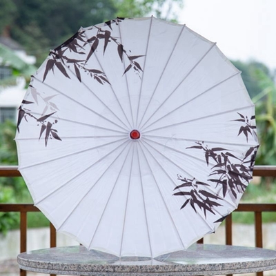 Estilo vintage 23 pulgadas * 10k Paraguas de papel chino para impresión personalizada