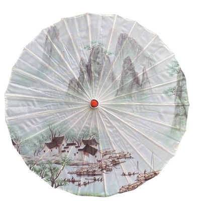 Estilo vintage 23 pulgadas * 10k Paraguas de papel chino para impresión personalizada