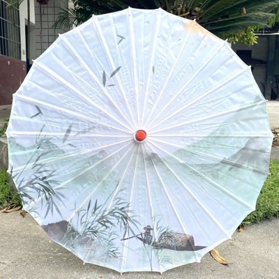 Estilo vintage 23 pulgadas * 10k Paraguas de papel chino para impresión personalizada