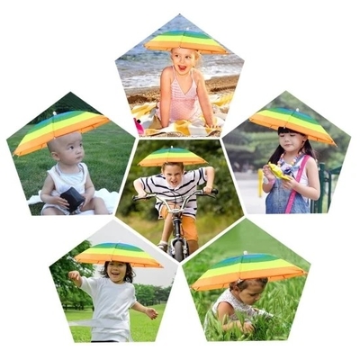 Protección solar-UV Impresión de logotipo personalizado sombrero de forma de sombrero para adultos y niños