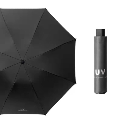 Oportunidad de viaje Paraguas triple con protección solar UV y soluciones para la lluvia