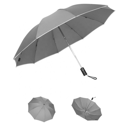 Sombrero portátil con tapa de caucho resistente al viento UV plegable invertido con impresión de logotipo