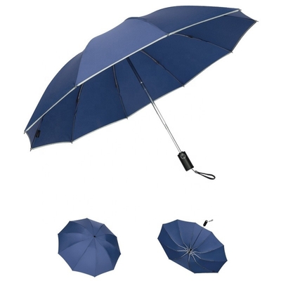 Sombrero portátil con tapa de caucho resistente al viento UV plegable invertido con impresión de logotipo